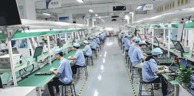 SMT surface-mount assembly line